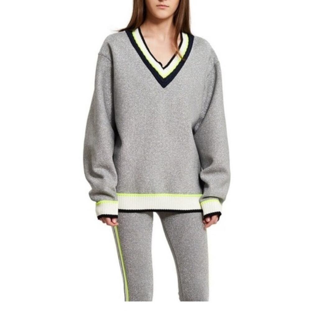Opening Ceremony VNeck DIsco Sport Sweater Size Large